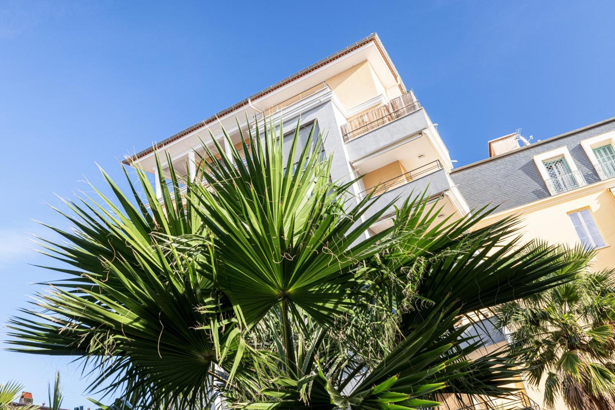 Studio Centre Terrasse Climatisation 50M Plage Menton Eksteriør billede