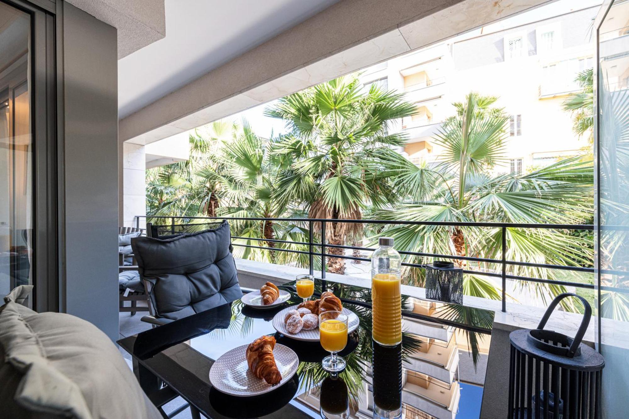 Studio Centre Terrasse Climatisation 50M Plage Menton Eksteriør billede