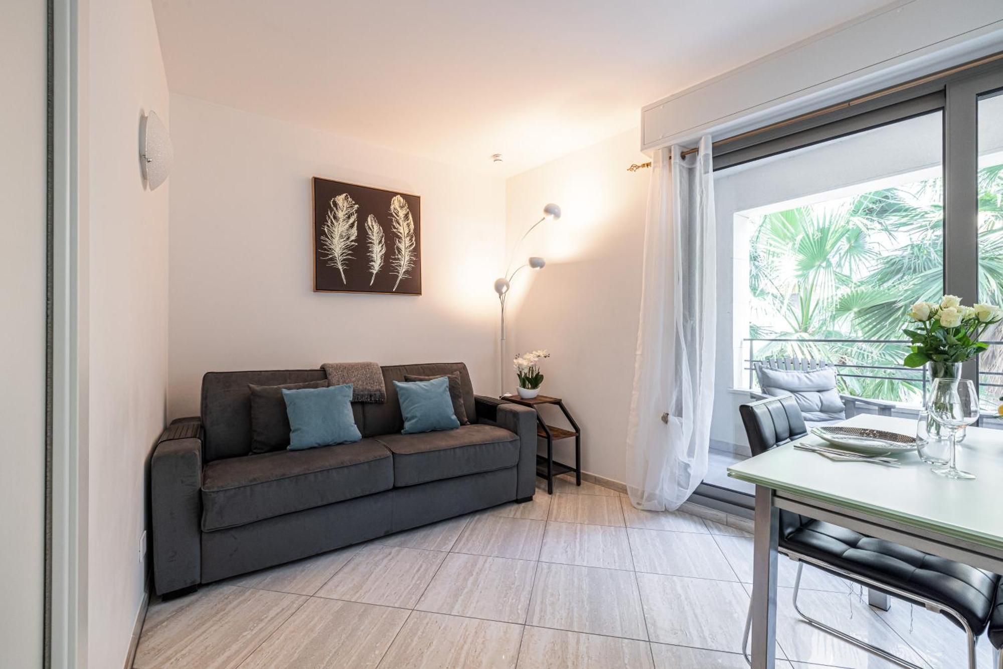 Studio Centre Terrasse Climatisation 50M Plage Menton Eksteriør billede