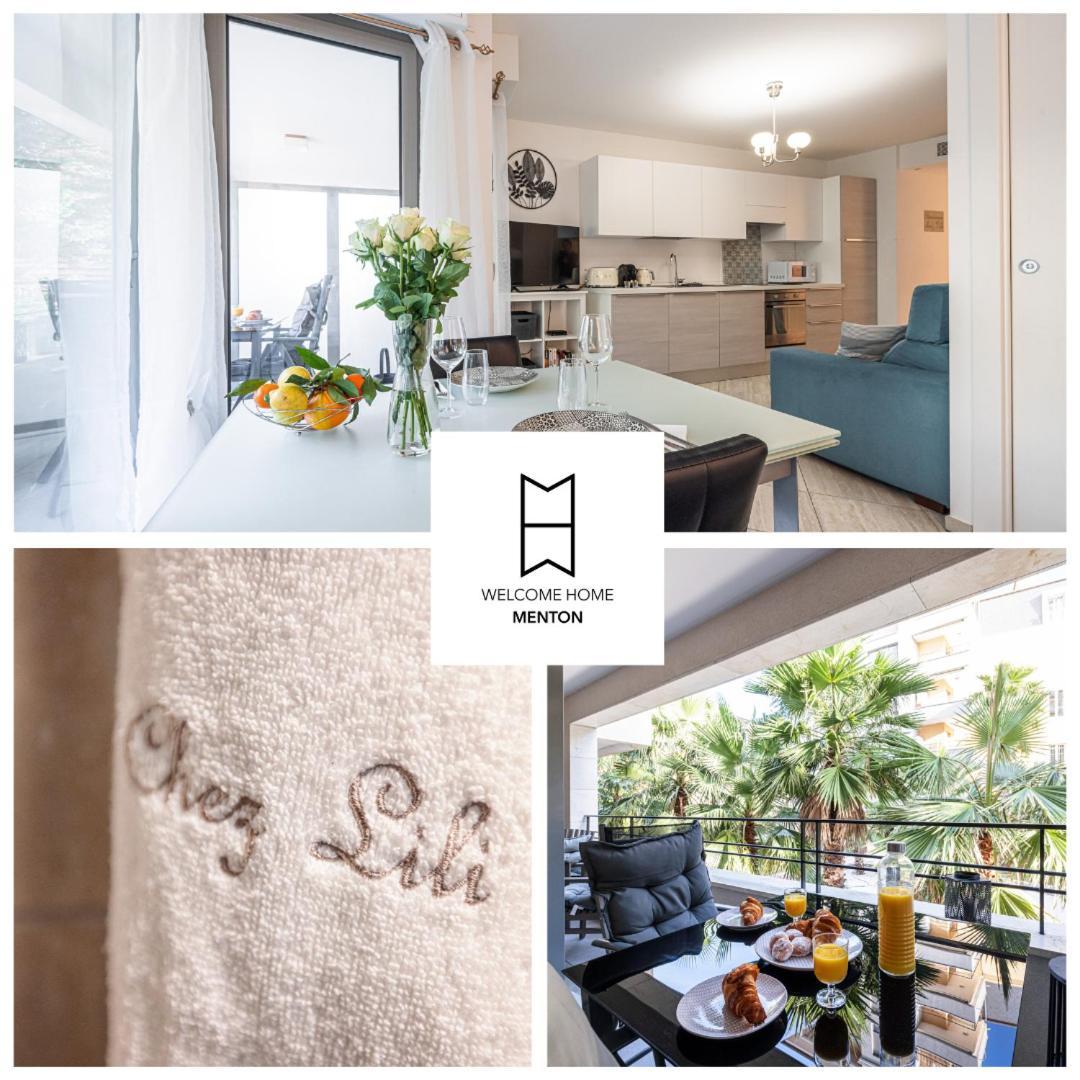 Studio Centre Terrasse Climatisation 50M Plage Menton Eksteriør billede